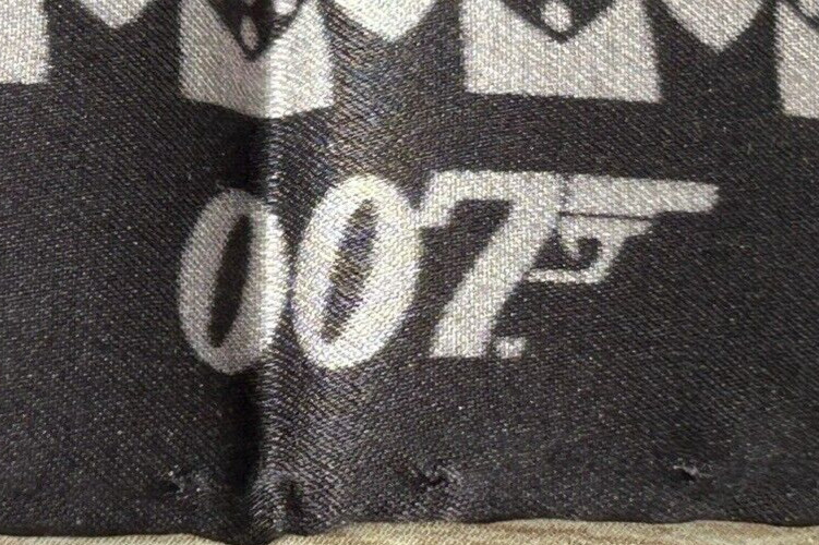 Omega, James Bond 007, Official Rare Limited Edition, 100percent Silk Hankerchief image 4