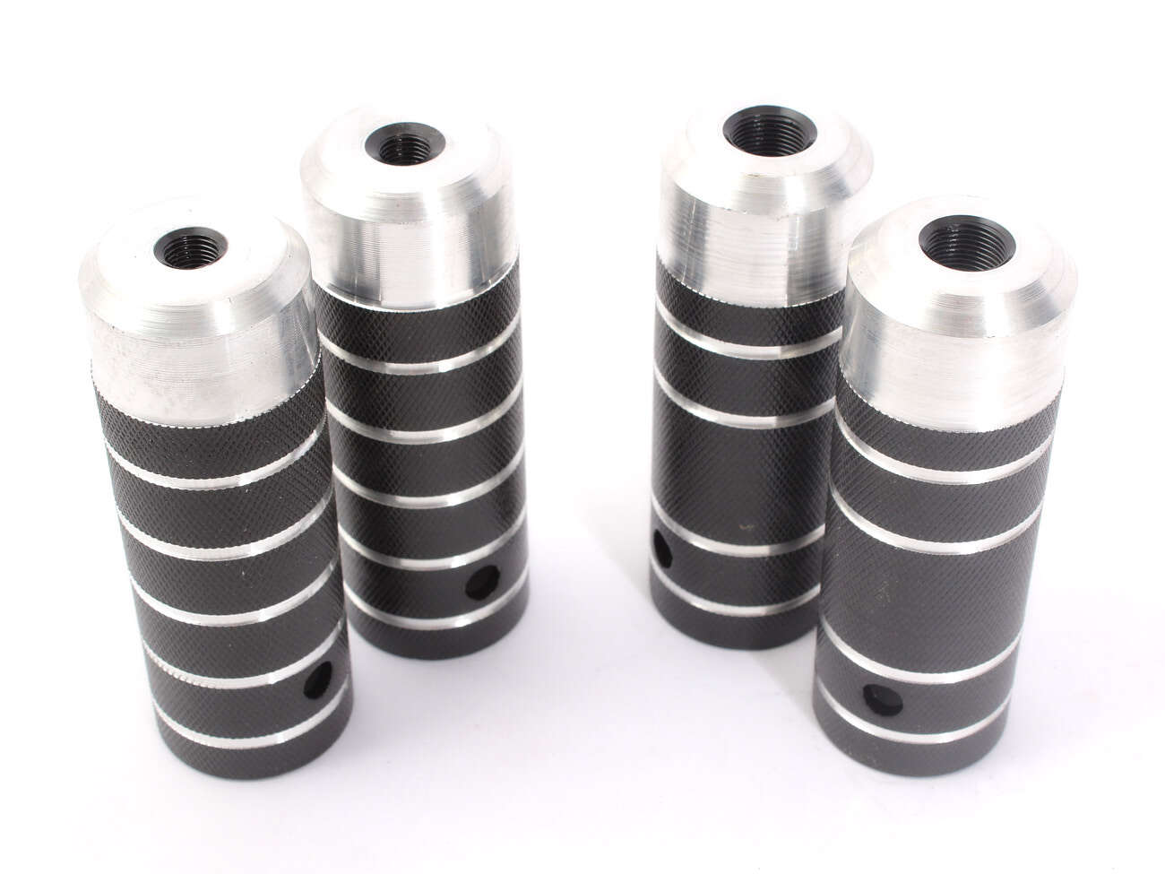 Reposapiés BMX Pegs aluminio KHE COP 2 x 10 mm 3/8" pulgadas y 2 x 14 mm rosca