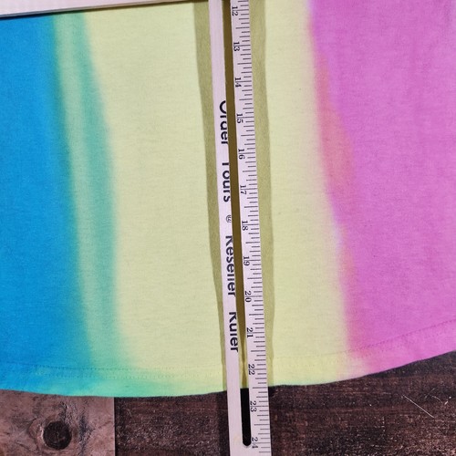Disneyland Spirit Jersey Youth Girls XL Rainbow Tie Dye Long Sleeve - Picture 5 of 15