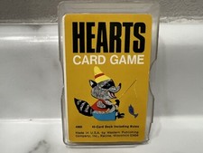 Hearts Card Game Vintage Whitman Western Publishing 1963 Plastic Case