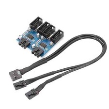 Motherboard Internal USB 2.0 9-Pin 1x Female To 4x Male 9Pin Splitter Cable HUB