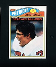 John Hannah 1977 Topps All-Pro (HOF) New England Patriots #460 NM