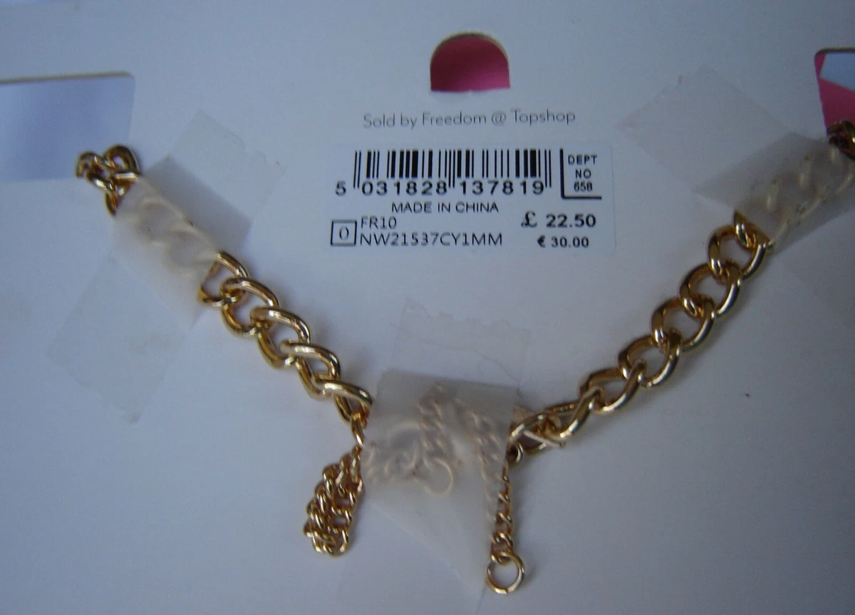 Chunky hot sale necklaces topshop