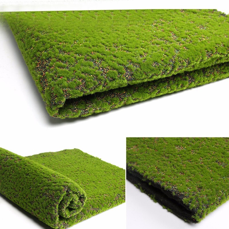 Artificial Turf DIY Grass Mat Miniature Landscape Decor Moss Lawn New