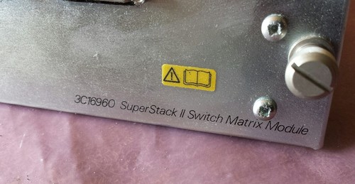 MÓDULO DE MATRIZ DE CONMUTADOR 3COM 3C16960 SUPERSTACK II - Imagen 3 de 4