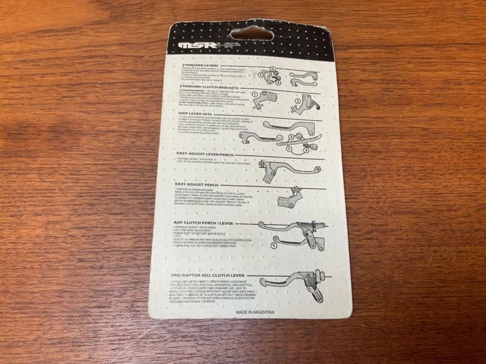 Pulidor de palanca de freno MSR para 2001-2004 KTM66-525 SX / MXC / EXC 34-2037 Foto 2 de 2