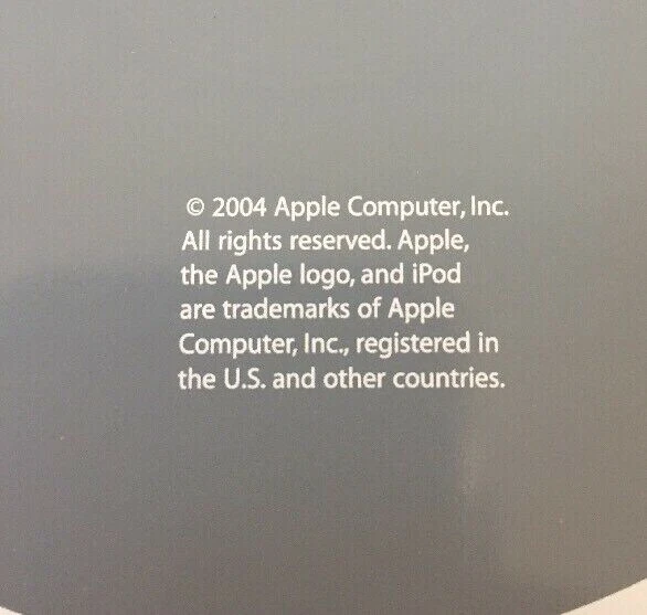 2004 Macintosh Mac iPod Music MP3 Player Application Software Installation CD - Image 2 of 4