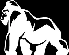 Silverback Gorilla Die Cut Vinyl Car Truck Window Decal Sticker US Seller