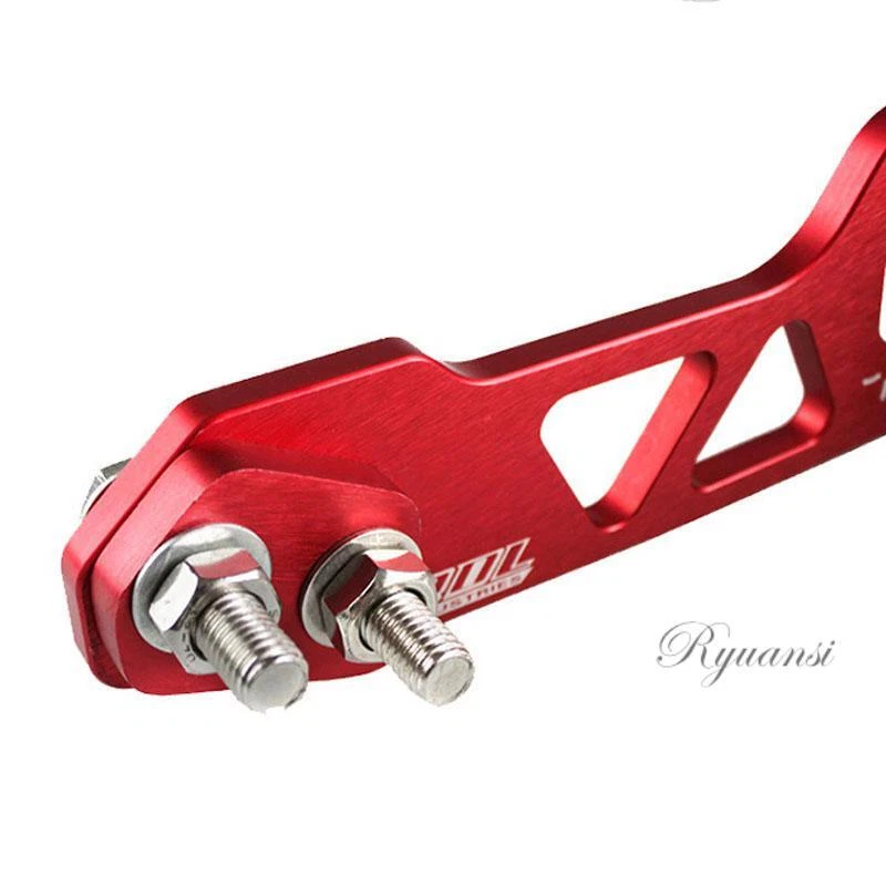 Red Universal JDM Aluminum Racing Car Rear Tow Hook Trailer Ring For Honda Civic Foto 4 de 4
