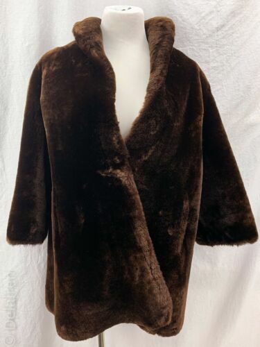Vintage Mouton Fur Coat very dark brown | eBay Vintage Mouton Fur Coat very dark brown | eBay