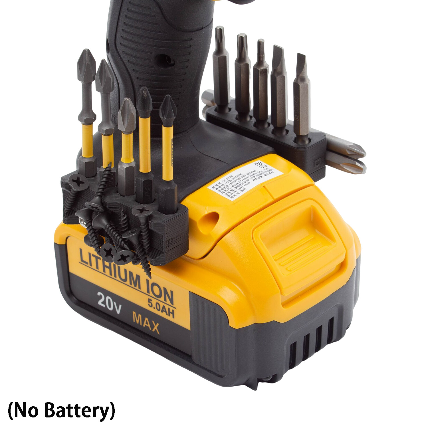 Bit Holder For Dewalt 20V 18V 12V Impacts Driver and Drills (w