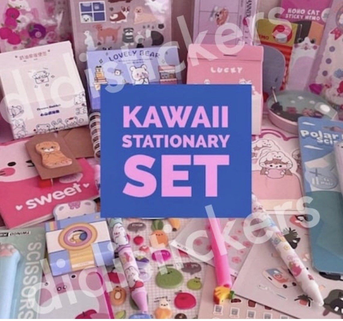 Juegos de regalo estacionarios Kawaii, caja misteriosa Guft, accesorios Kawaii, Kawaii