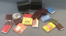 Vintage Lot Doll House Miniature Books Wooden  Paper 19 Pc