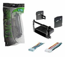 Dash Kit Car Radio Stereo Dash Kit Wire Harness Set for Chrysler Dodge Jeep