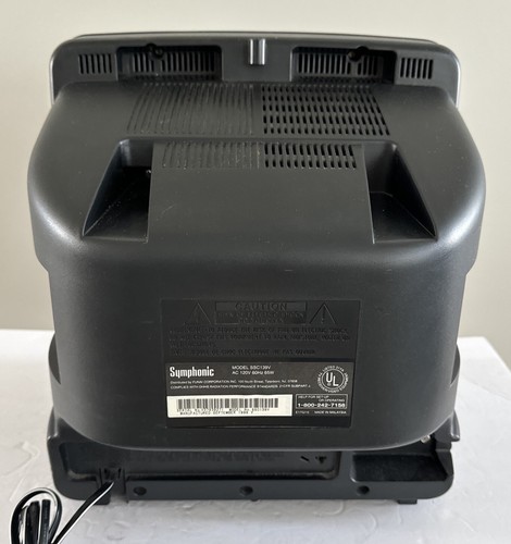 Symphonic Gaming TV VCR CRT SSC139V Retro 13” TV Works VCR Does Not Work Vintage - Picture 7 of 14