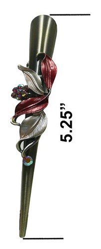 8 pc Pack Flower Alligator Duckbill Clips Beak Clips 2 ea 4 Colors YY86155-1-4-2 - Picture 11 of 11