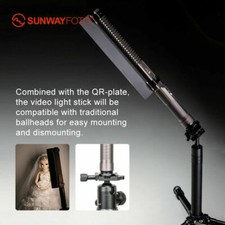 SUNWAYFOTO FL-152 Video light 3000K-5500K 5000mah LED Light stick w/ OLED Screen