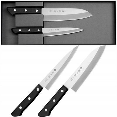 Tojiro Basic TBS-200 2-teiliges Küchenmesser Set VG-10 Universalmesser 13,5 cm