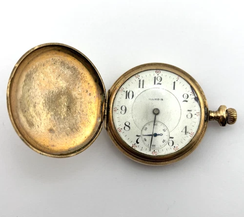 Illinois Antique Mechanical Pocket Watch  15J  16s  GR.303  2517963  NON-WORKING