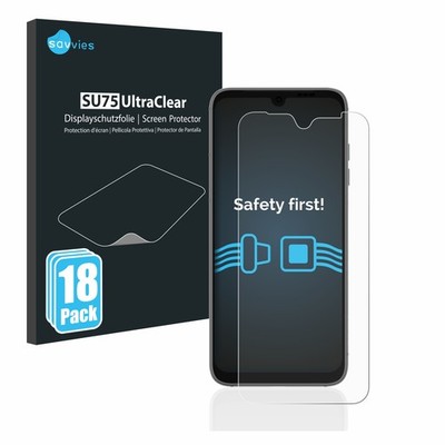 Savvies 18x Folie für Fairphone 4 Schutzfolie Displayschutz Display Schutz Klar