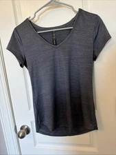 90 Degree Heathered Gray Loose Active Top Sz XS EUC
