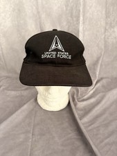 Baseball Hat Cap United States Space Force Air Force Black One Size Made in USA