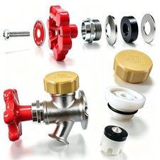 PKLIYH Outdoor Faucet 3/4" Wall Hydrant Complete Replacement Kit, Yellow