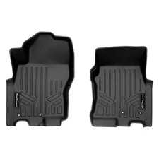SMARTLINER SA0571 Front BLACK Floor Liners for Nissan Frontier