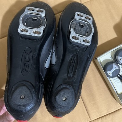 Sidi Leather Cycling Shoes & Speedplay Pedals Men's Size 42 1/2 US