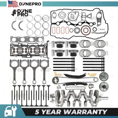 Engine Rebuild Kit Crankshaft Timing Valve Set Fits Hyundai Sonata Kia 2.4L G4KJ