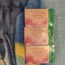 3 Packs Of Inspirational Note Cards. Blank Inside 8 Count Each Pack Made In USA