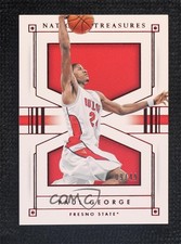 2016 Panini National Treasures Collegiate Red 9/49 Paul George #40 2ct