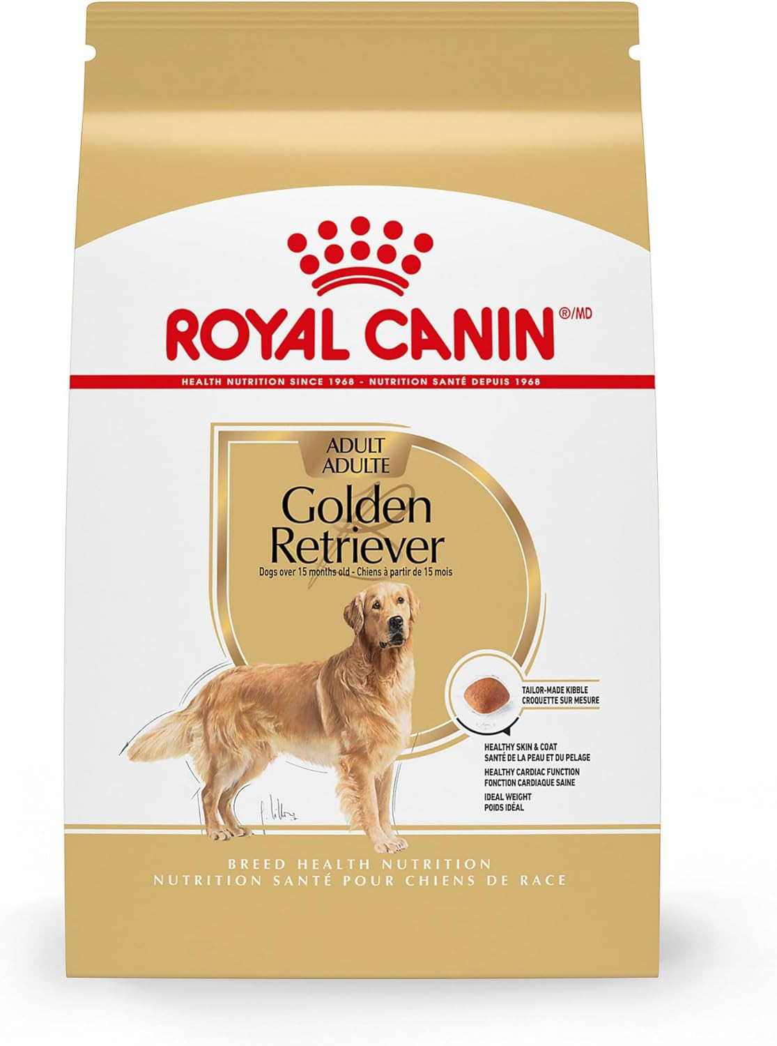 Golden Retriever Adult Dry Dog Food, 30 Lb Bag