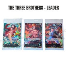 One Piece Promo Luffy Sabo Ace 3 brothers Card Set 7-11 Edition ST13-001-002-003