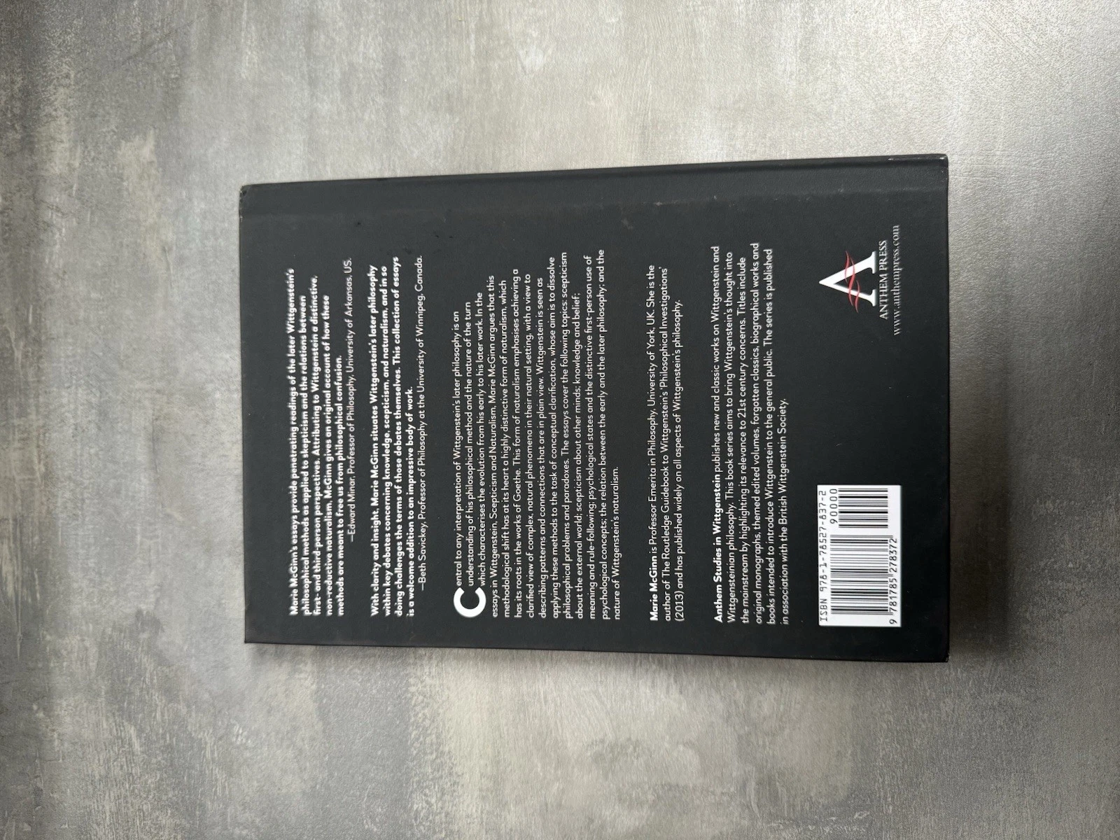 Wittgenstein, Scepticism and Naturalism Essays on the Later Philosophy New 3