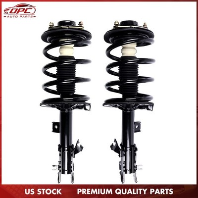 Front Complete Struts Shocks For 2004-2009 Nissan Quest w/ Coil Springs Mounts
