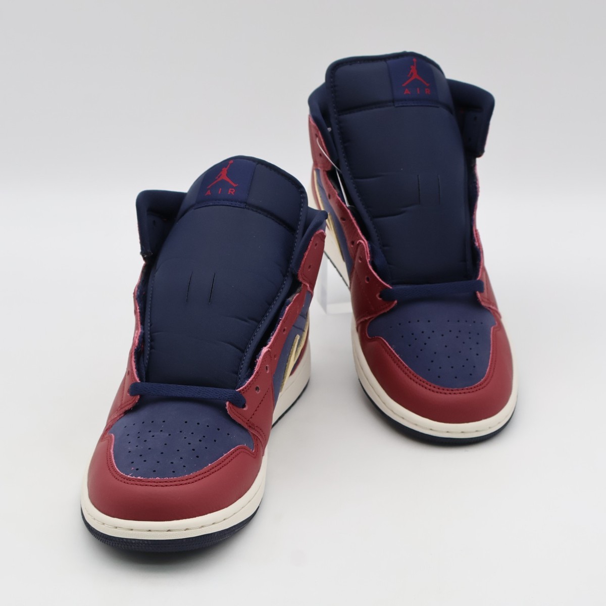IO7449-600 Nike Air Jordan 1 Mid Team Red (Men's) | eBay