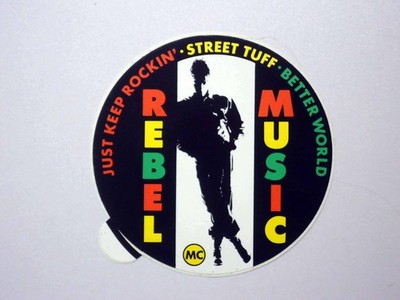 Rebel Musik - Just Keep Rockin' - Street Stuff - Rund 9,5cm - Aufkleber