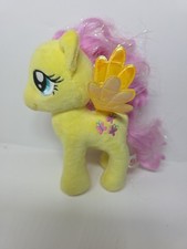 TY Beanie Babies My Little Pony Fluttershy Plush 5" Sparkle Mane No Tag MLP