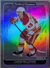 2023-24 Parkhurst Champions #243 Jakob Pelletier Rookies SPs Rainbow