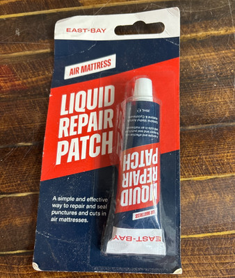 EAST-BAY Air Mattress Liquid Repair Patch Seals Punctures 27 MAR 2027 Expiration