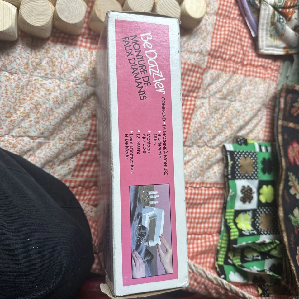 Винтажный 80-х Bedazzler со стразами гвоздики сеттер инструкции и узоры оригинальной коробке - Изображение 2 из 4