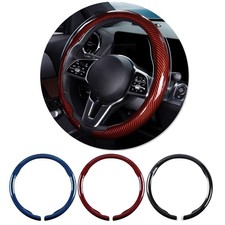 Carbon Fiber Car Steering Wheel Cover For 14....