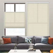CUSTOM CUT Light Filtering Cordless Honeycomb Top Down Bottom Up Cellular Shades