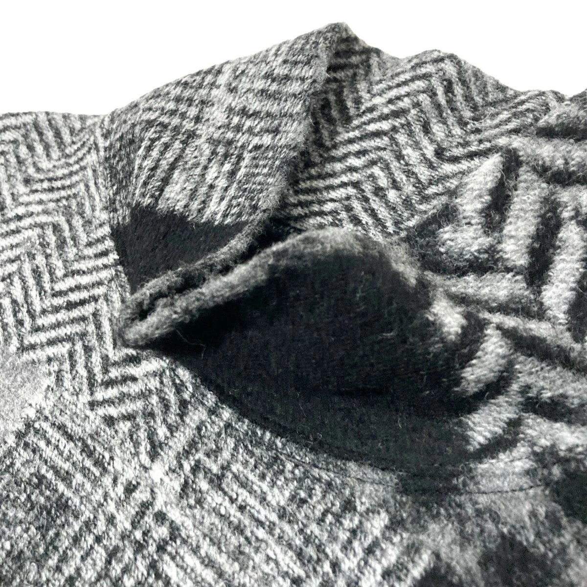Engineered Garments Gray Patchwork Knit XS Used - image 3