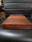 Backgammon Classic Board Game Set in Brown Faux Leather Case Strategy Game  — photo 9