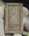 Vintage A Mark .999 10 oz Silver Stack Bar Serial #777