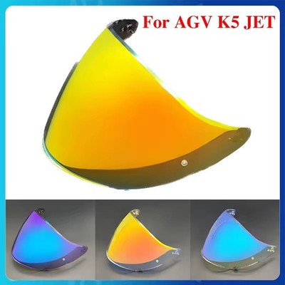 Helmet Visor Lenses Fits For AGV K5 JET Motorcycle Helmet Shield Screen