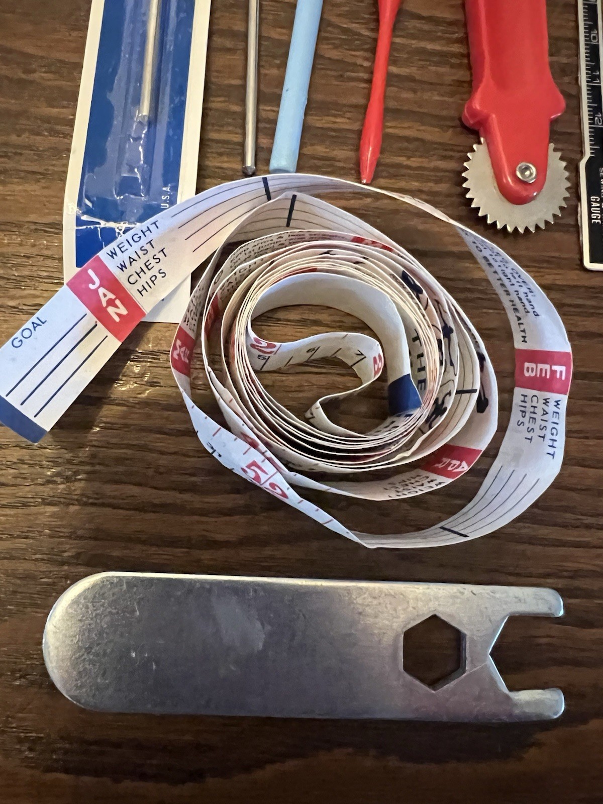 Vintage Sewing Supplies Notions Lot Needles Thread Buttons Hooks Ribbon & More