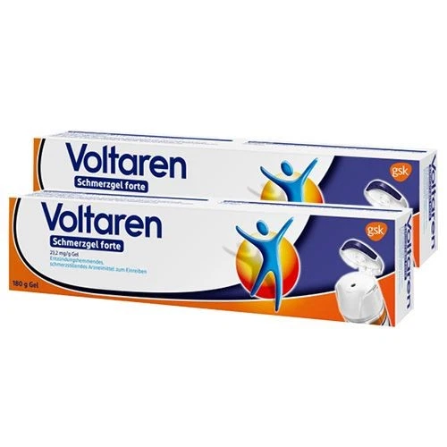 HALEON GERMANY GMBH Voltaren Schmerzgel Forte 23,2 Mg/g Doppelpackung (2x180 g) 2 St
